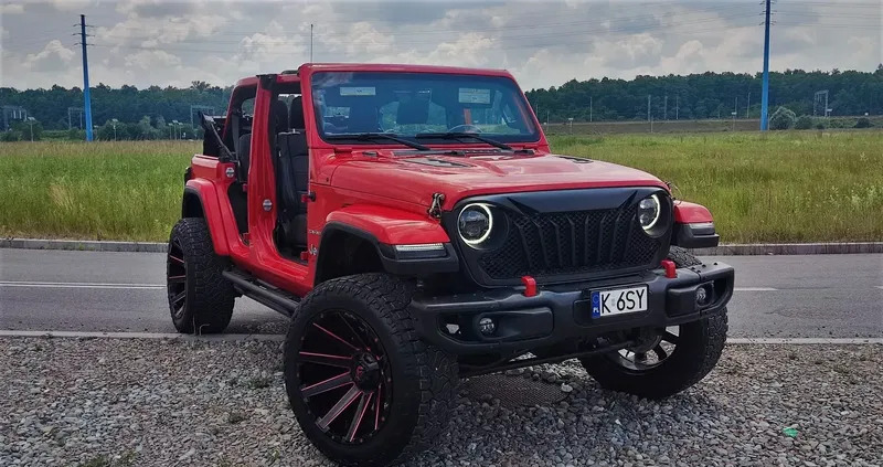 samochody osobowe Jeep Wrangler cena 169000 przebieg: 60000, rok produkcji 2018 z Kańczuga